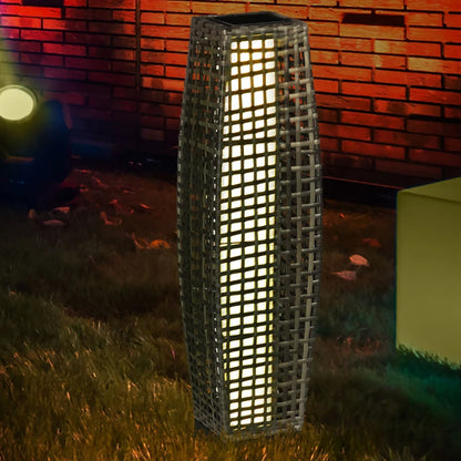 Solar Floor Lamp, Outdoor Garden Lantern Pathway Light . Auto OnOff LED Lights.